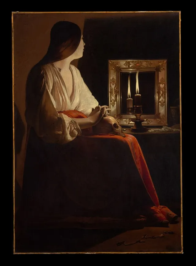 The Penitent Magdalen — Georges de La Tour