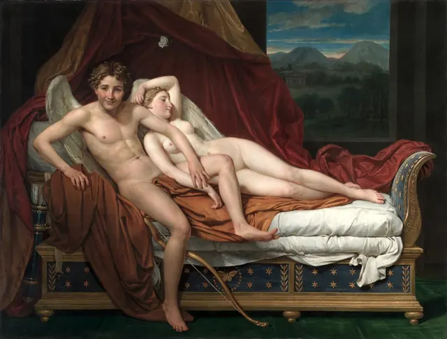 Cupid and Psyche — Jacques Louis David