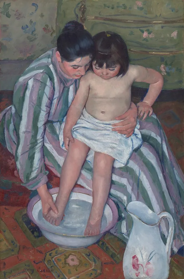 The Child's Bath — Mary Cassatt
