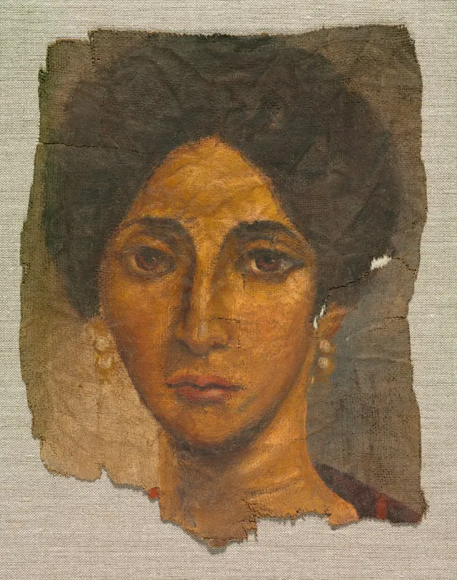 Funerary Portrait of a Woman — Unidentified painters of Roman Egypt