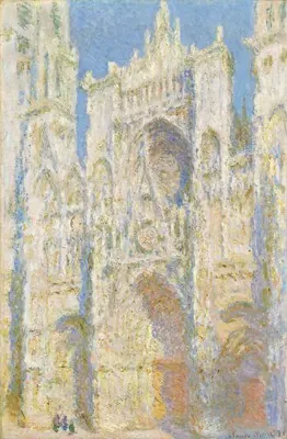 Rouen Cathedral, West Façade, Sunlight — Claude Monet