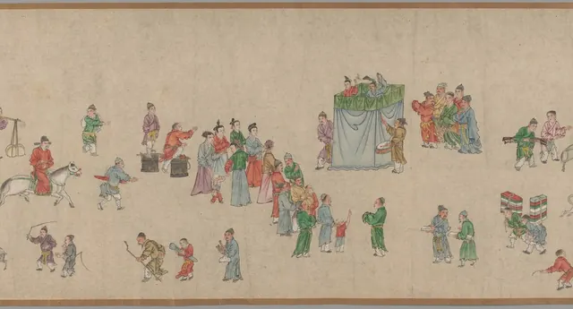 Street Scenes in Times of Peace 太平風會圖 — Zhu Yu