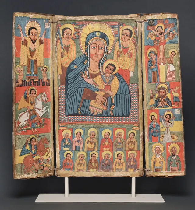 Triptych — Unidentified Ethiopian painter