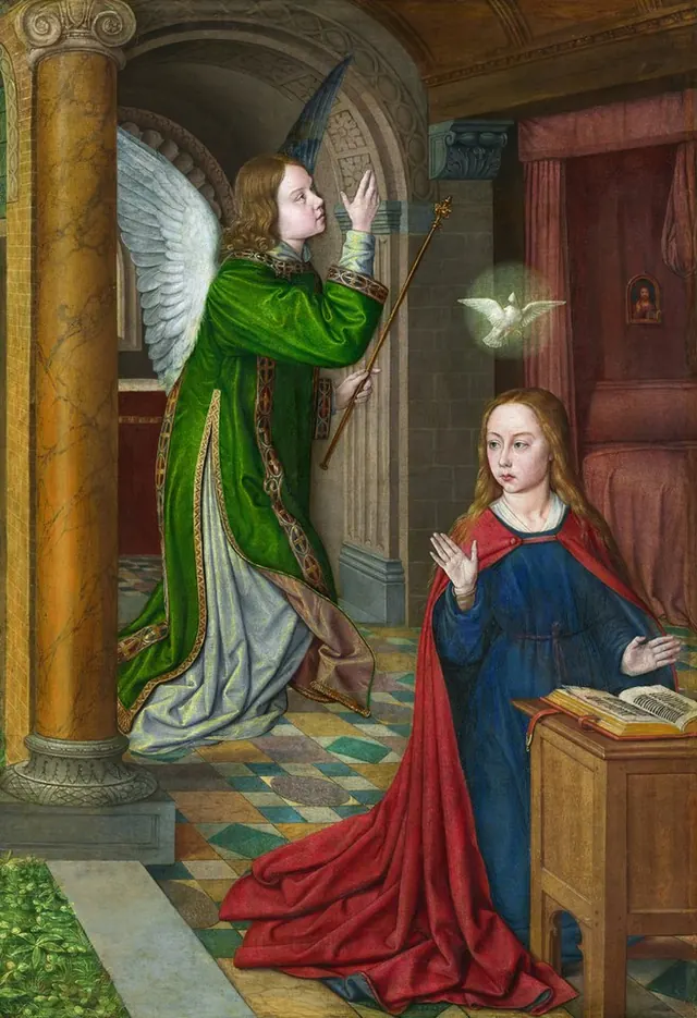 The Annunciation — Jean Hey, Master of Moulins