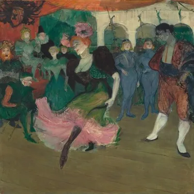 Marcelle Lender Dancing the Bolero in "Chilpéric" — Henri de Toulouse-Lautrec