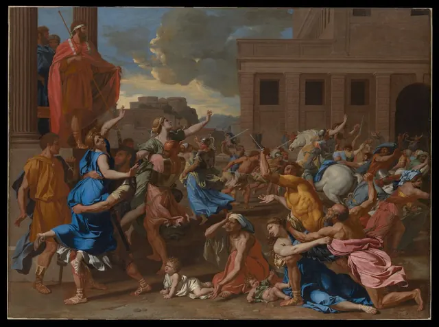 The Abduction of the Sabine Women — Nicolas Poussin