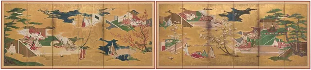 The Tale of Genji — Unidentified Japanese painters