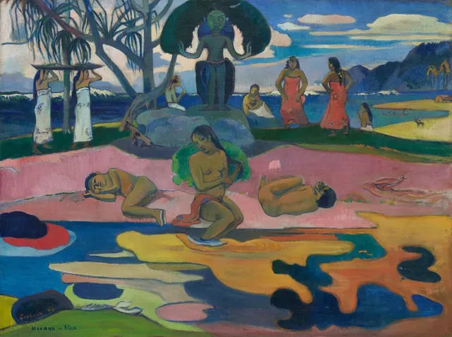 Mahana no atua (Day of the God) — Paul Gauguin